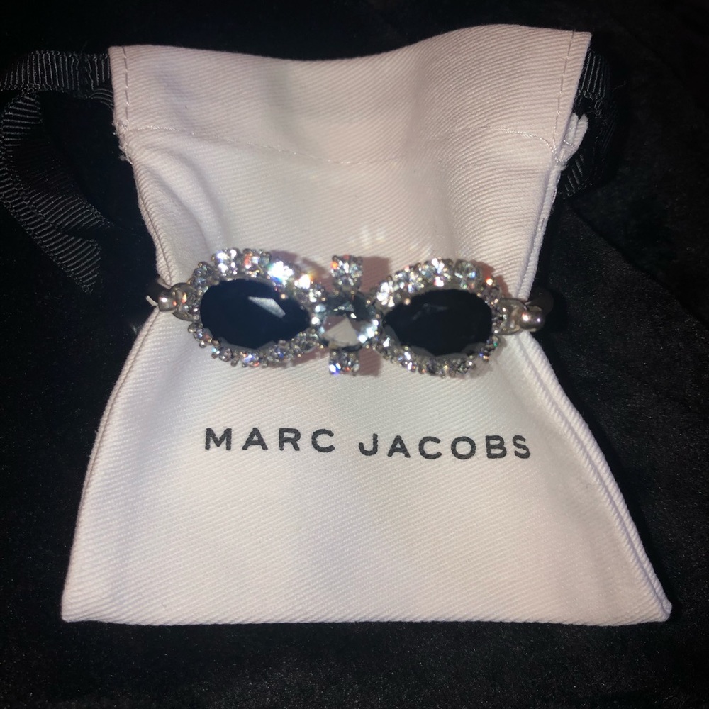 Marc Jacobs bow hinge cuff bracelet